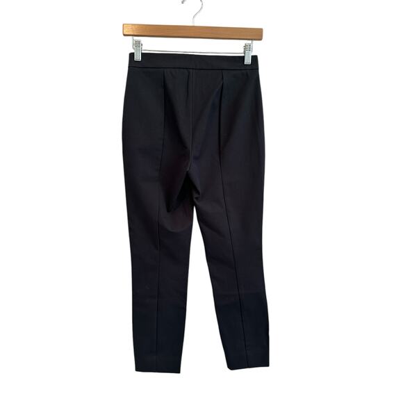 NEW Everlane The Fixed Waist Stretch Cotton Black Trouser Pants Size 00 - Picture 10 of 12